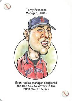 2007 Hero Decks Boston Red Sox Baseball Heroes Playing Cards #NNO Terry Francona Front