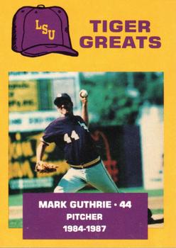 1988 McDag LSU Tigers Greats #9 Mark Guthrie Front