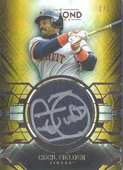 2021 Topps Diamond Icons - Silver Ink Autographs Gold #SI-CF Cecil Fielder Front