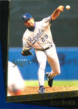 1993 Select Rookie & Traded #143T Billy Brewer Front