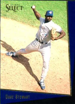1993 Select Rookie & Traded #24T Dave Stewart Front