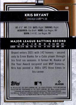 2021 Topps Museum Collection - Amethyst #60 Kris Bryant Back