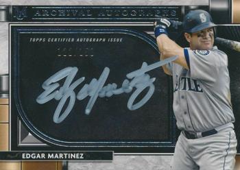 2021 Topps Museum Collection - Archival Autograph #AA-EMA Edgar Martinez Front
