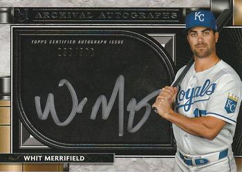 2021 Topps Museum Collection - Archival Autograph #AA-WM Whit Merrifield Front