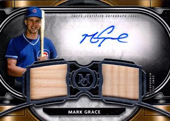 2021 Topps Museum Collection - Single-Player Signature Swatches Dual Relic Autographs #SPDRA-MG Mark Grace Front