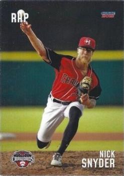 2021 Choice Hickory Crawdads #24 Nick Snyder Front