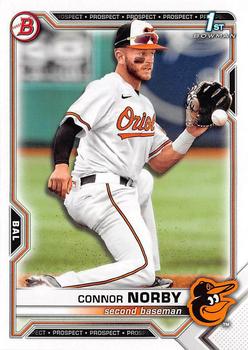 2021 Bowman Draft #BD-50 Connor Norby Front