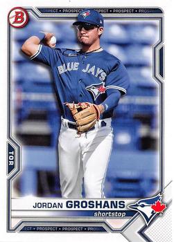 2021 Bowman Draft #BD-82 Jordan Groshans Front