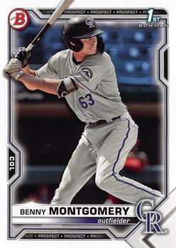 2021 Bowman Draft #BD-84 Benny Montgomery Front