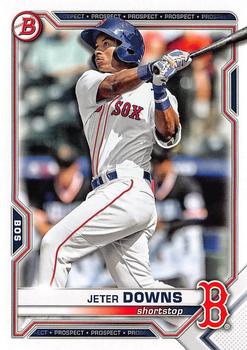 2021 Bowman Draft #BD-177 Jeter Downs Front