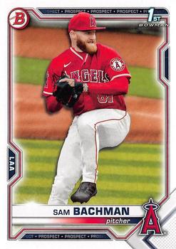 2021 Bowman Draft #BD-196 Sam Bachman Front