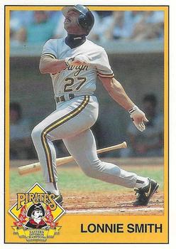 1993 Hills Pittsburgh Pirates Kids Club #NNO Lonnie Smith Front