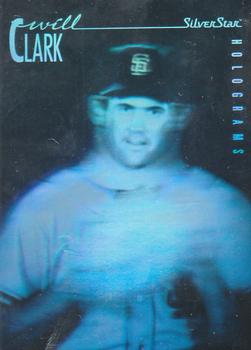 1992 SilverStar Holograms #NNO Will Clark Front