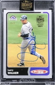 2021 Topps Archives Signature Series Retired Player Edition - Larry Walker #770 Larry Walker Front