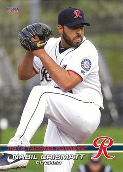 2019 Choice Tacoma Rainiers #09 Nabil Crismatt Front