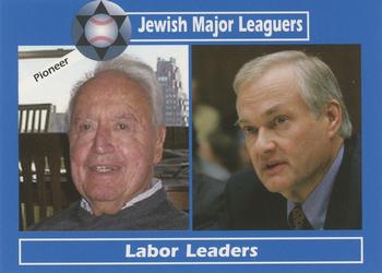 2006 Jewish Major Leaguers Second Edition #45 Labor Leaders (Marvin Miller / Donald Fehr) Front