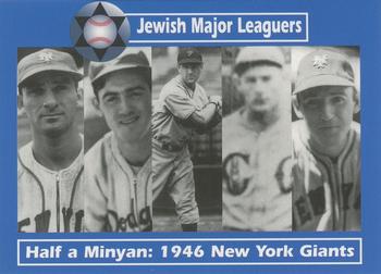 2006 Jewish Major Leaguers Second Edition #49 Half a Minyan (Sid Gordon / Goody Rosen / Morrie Arnovich / Mike Schemer / Harry Feldman) Front