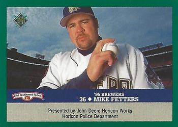 1995 Milwaukee Brewers Police - John Deere Horicon Works, Horicon Police Department #NNO Mike Fetters Front