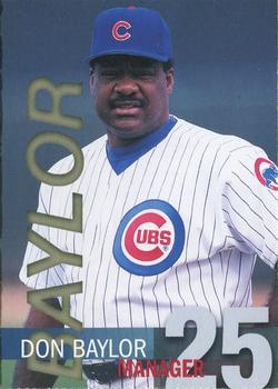 2000 Chicago Cubs Quarterly Magazine #NNO Don Baylor Front