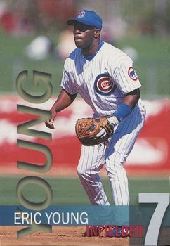 2000 Chicago Cubs Quarterly Magazine #NNO Eric Young Front