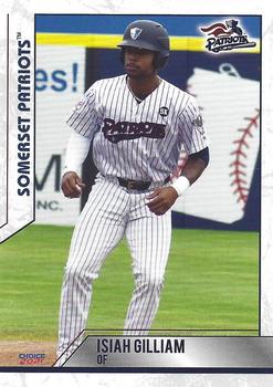 2021 Choice Somerset Patriots #11 Isiah Gilliam Front