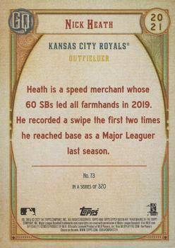 2021 Topps Gypsy Queen - Missing Nameplate #73 Nick Heath Back