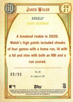 2021 Topps Gypsy Queen - Sepia #218 Jared Walsh Back