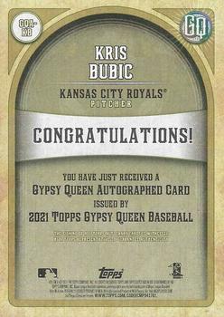 2021 Topps Gypsy Queen - Autographs #GQA-KB Kris Bubic Back
