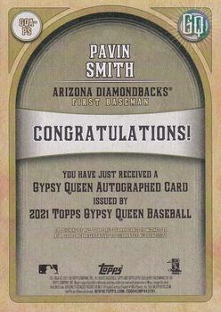2021 Topps Gypsy Queen - Autographs #GQA-PS Pavin Smith Back
