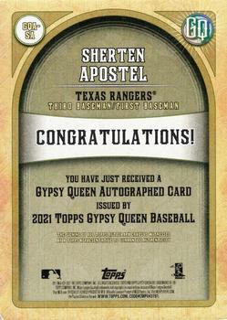 2021 Topps Gypsy Queen - Autographs #GQA-SA Sherten Apostel Back
