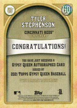 2021 Topps Gypsy Queen - Autographs #GQA-TST Tyler Stephenson Back