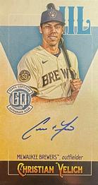 2021 Topps Gypsy Queen - Captains Mini Autographs #CMA-CY Christian Yelich Front