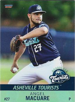 2021 Choice Asheville Tourists #25 Angel Macuare Front