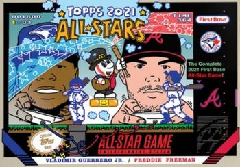 2021-22 Topps Project70 - All-Stars #ASG5 Vladimir Guerrero Jr. / Freddie Freeman Front