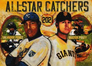 2021-22 Topps Project70 - All-Stars #ASG6 Salvador Perez / Buster Posey Front