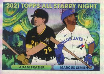 2021-22 Topps Project70 - All-Stars Rainbow Foil #ASG4 Adam Frazier / Marcus Semien Front