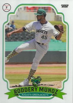 2021 Choice Augusta GreenJackets #10 Roddery Munoz Front