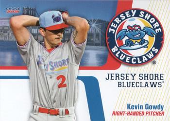 2021 Choice Jersey Shore BlueClaws #09 Kevin Gowdy Front