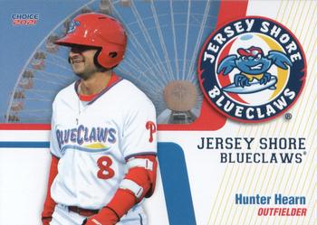 2021 Choice Jersey Shore BlueClaws #12 Hunter Hearn Front
