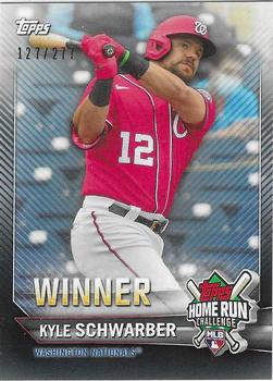2021 Topps - Home Run Challenge Winners April #HRW-7 Kyle Schwarber Front