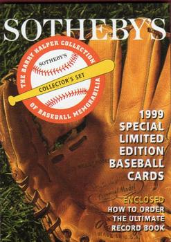 1999 Sotheby's Barry Halper Collection of Baseball Memorabilia #NNO Sotheby's Front