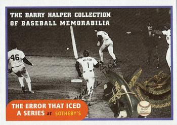 1999 Sotheby's Barry Halper Collection of Baseball Memorabilia #6 Bill Buckner Front
