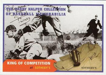 1999 Sotheby's Barry Halper Collection of Baseball Memorabilia #10 Ty Cobb Front