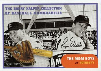 1999 Sotheby's Barry Halper Collection of Baseball Memorabilia #12 Mickey Mantle / Roger Maris Front