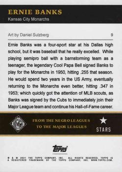 2021 Topps x Nashville Stars #9 Ernie Banks Back