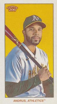 2021 Topps 206 - Drum (Wave 4 Exclusive) #NNO Elvis Andrus Front