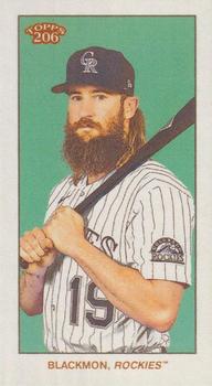 2021 Topps 206 - Drum (Wave 4 Exclusive) #NNO Charlie Blackmon Front