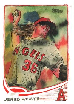 2021 Topps x Spotlight 70 by Andy Friedman #31 Jered Weaver Front