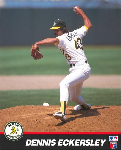 1989 T&M Sports Action Photos #NNO Dennis Eckersley Front