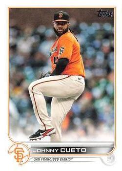 2022 Topps #73 Johnny Cueto Front